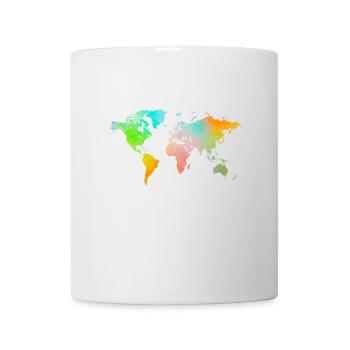 Spray Paint World Map - Mug - white - Front