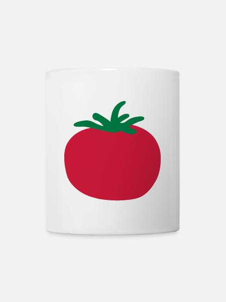 Tomate - Tasse - Weiß