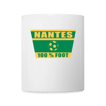 Nantes football - Mug blanc - blanc - Devant