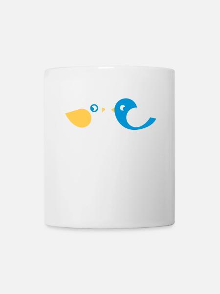 petit piou piou naissance bébé - Mug blanc - blanc