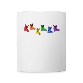 Snowboard « LGBT-Snowboarder-Hardboots » - Mug blanc - blanc - Devant