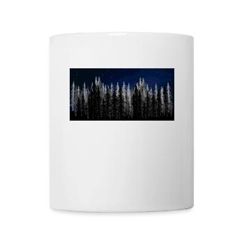 Wilderness Forest Starry Sky Nature Nature Nature Lovers - Mug - white - Front