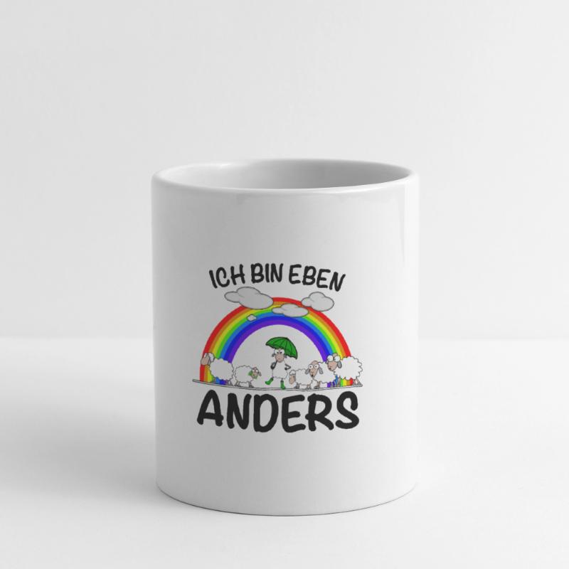 Anders sein Einzigartig Tasse