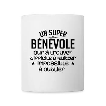 Un Super Bénévole - Mug blanc - blanc - Devant