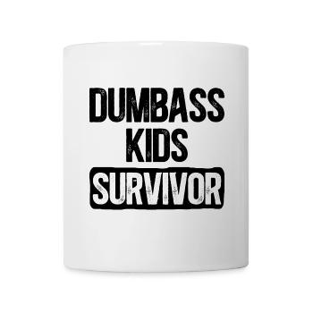 Humour Famille Enfants Maman Papa - Mug blanc - blanc - Devant