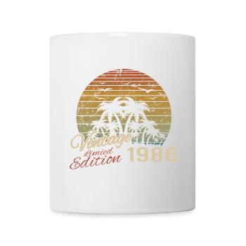 Jahrgang 1986 Geburtstagsgeschenk 1986 Retro 1986 - Tasse - Weiß - Vorne
