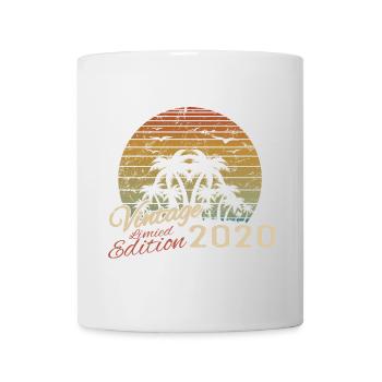 Jahrgang 2020 Geburtstagsgeschenk 2020 Retro 2020 - Tasse - Weiß - Vorne