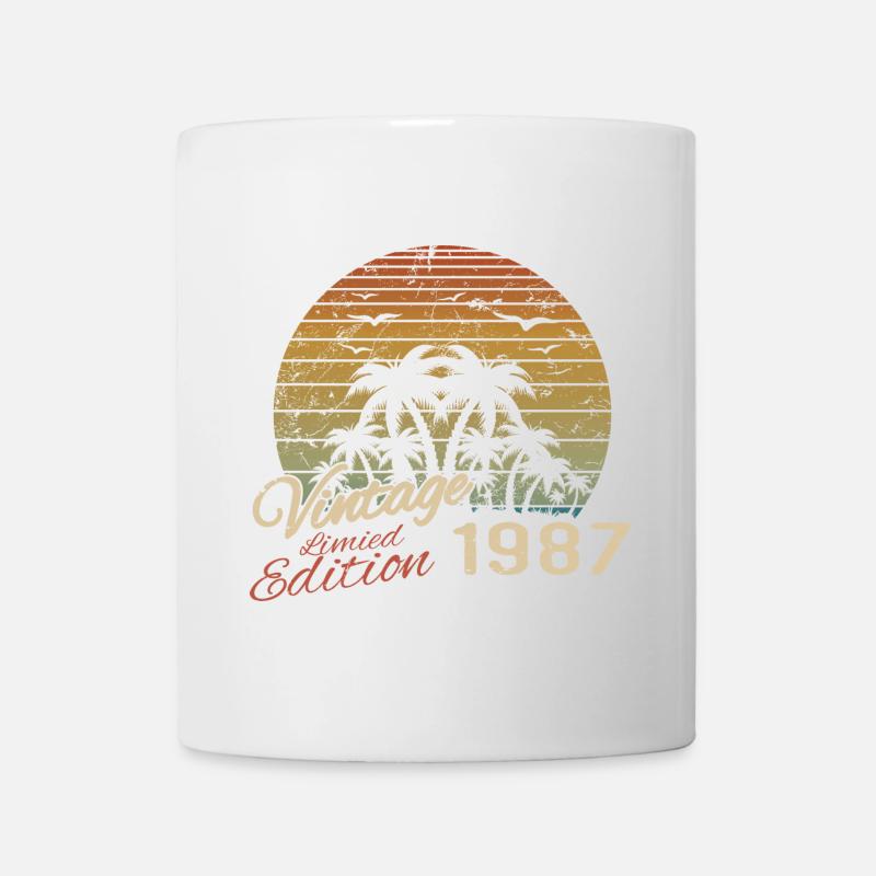 Jahrgang 1987 Geburtstagsgeschenk 1987 Retro 1987 - Tasse - Weiß