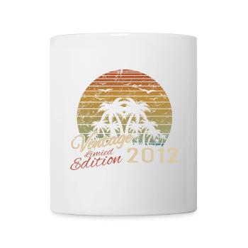 Jahrgang 2012 Geburtstagsgeschenk 2012 Retro 2012 - Tasse - Weiß - Vorne