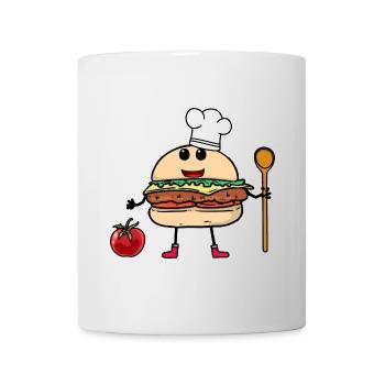 Restauration rapide Burgers Cuisine Amateur Chef Hôte - Mug blanc - blanc - Devant