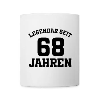 68 jahre Alt 68. geburtstag - Tasse - Weiß - Vorne