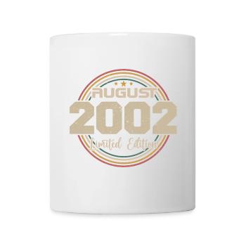Millésime Né(e) Août 2002 Cadeau Anniversaire 2002 - Mug blanc - blanc - Devant
