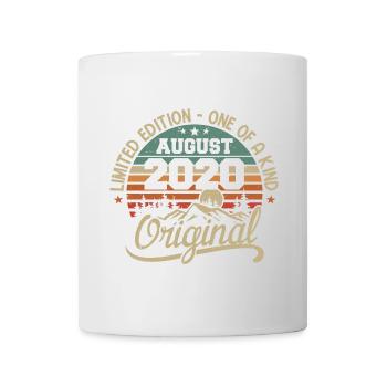 August 2020 Geburtstagsgeschenk - geboren im August 2020 - Tasse - Weiß - Vorne