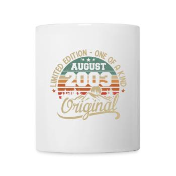 August 2003 Birthday Gift - Born in August 2003 - Mug - white - Front