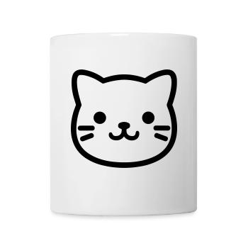 Katze - Tasse - Weiß - Vorne