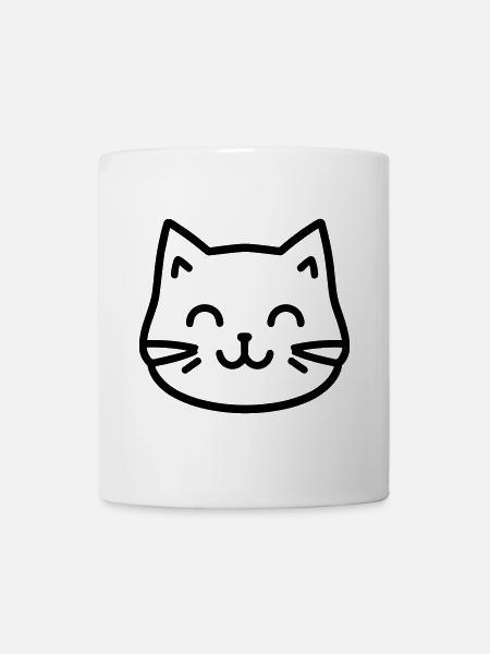 Katze - Tasse - Weiß