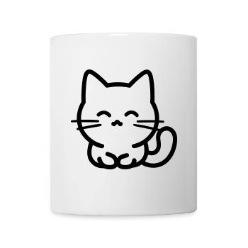 Katze - Tasse - Weiß - Vorne