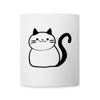 Katze - Tasse - Weiß - Vorne