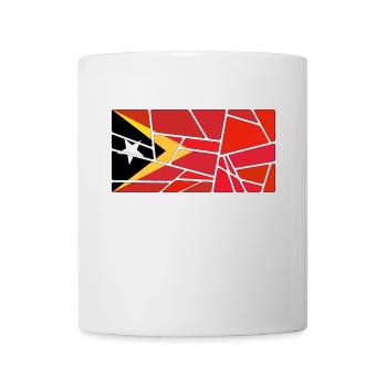 Drapeau du pays Timor oriental Timor Leste - Mug blanc - blanc - Devant