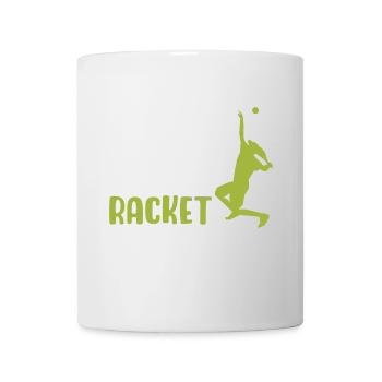 Ja, ich bin ein Racket-Wissenschaftler - Tasse - Weiß - Vorne