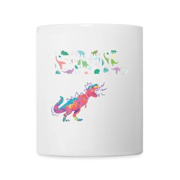 EMIL - Beautiful boy name with dinosaur - Mug - white - Front
