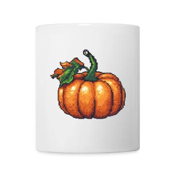 Pumpkin Pixel Icon - Mug - white - Front