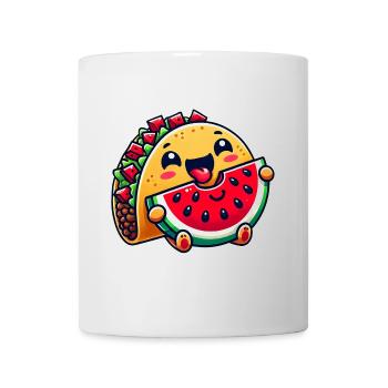 Taco Mexico Watermelon Mexican Food - Mug - white - Front