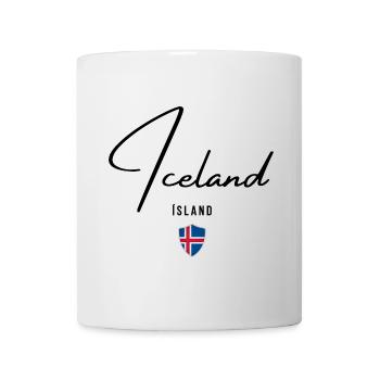 Drapeau de l’Islande, fierté islandaise - Mug blanc - blanc - Devant