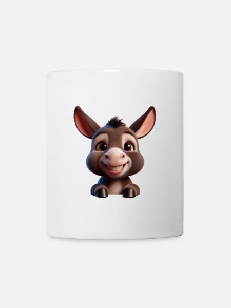 Baby Donkey Esel Mule - Tasse - Weiß
