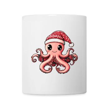 Octopus Christmas - Mug - white - Front