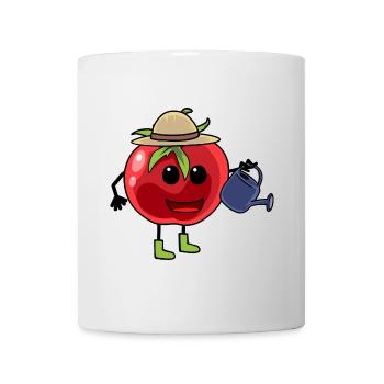 tomate hobby jardinier jardinier jardinier légume enfant - Mug blanc - blanc - Devant