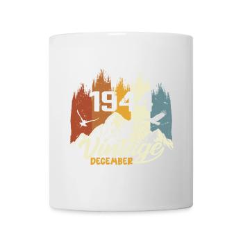 Cadeau d’anniversaire né en décembre 1944 - Mug blanc - blanc - Devant