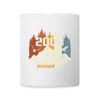 Cadeau d’anniversaire né en décembre 2000 - Mug blanc - blanc - Devant