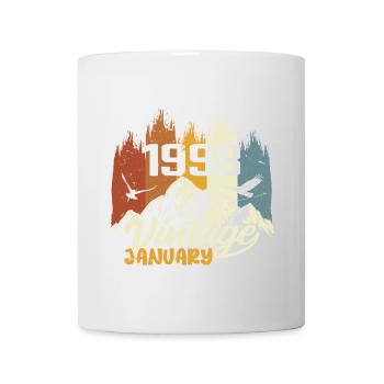 Anniversaire Janvier 1998 - Cadeau Janvier 1998 - Mug blanc - blanc - Devant