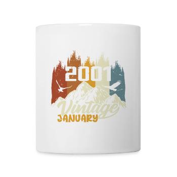 Birthday January 2001 - Gift January 2001 - Mug - white - Front