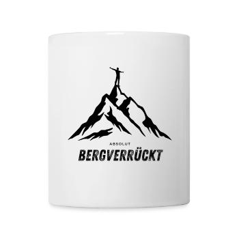 Absolument fou de montagne - alpinistes au sommet - Mug blanc - blanc - Devant