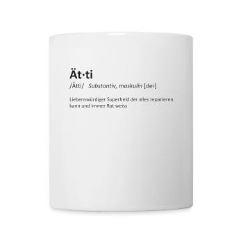 Ätti - Tasse - Weiß - Vorne