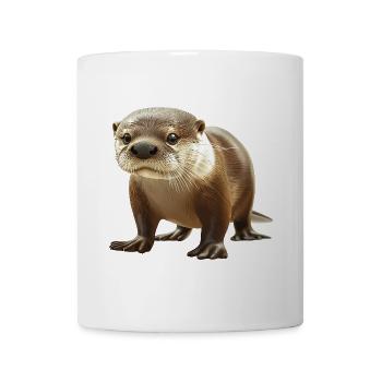 Otter - Tasse - Weiß - Vorne