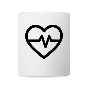 heartbeat - Mug - white - Front