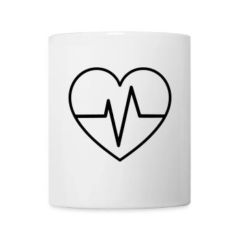 heartbeat - Mug - white - Front