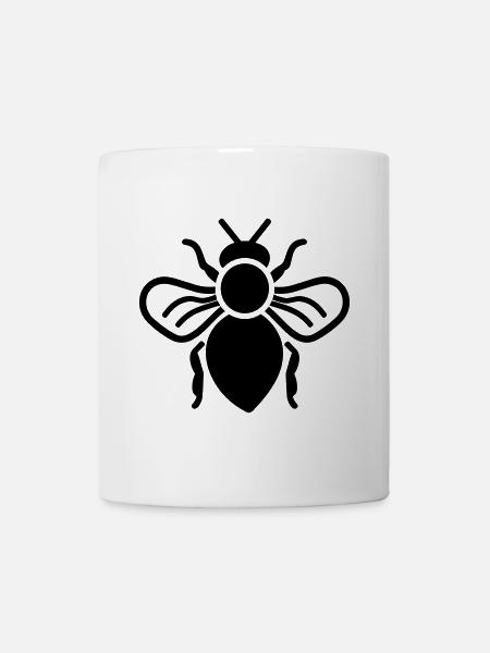 Biene - Tasse - Weiß