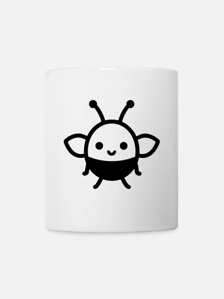 Biene - Tasse - Weiß