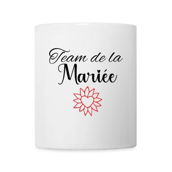 Wife Bride Team for a Bachelorette Party Team Bride - Mug - white - Front