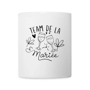 Wife Bride Team for a Bachelorette Party Team Bride - Mug - white - Front