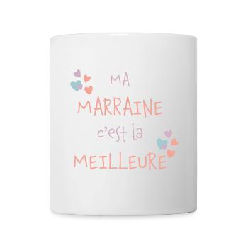 Ma marraine c'est la meilleure - Mug blanc - blanc - Devant