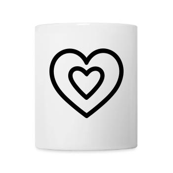 Herz - Tasse - Weiß - Vorne