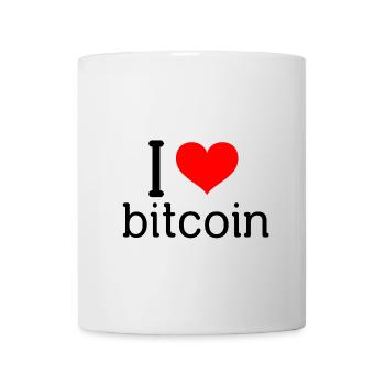i love bitcoin - Tasse - Weiß - Vorne