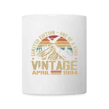 April 1994 Jubiläum April 1994 Geschenk 1994 - Tasse - Weiß - Vorne