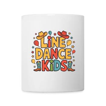 Line Dance Kids Kids Dancing Line Dance - Mug - white - Front