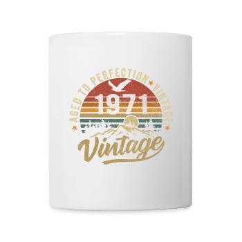 Millésime 1971 Born Legend Cadeau d’anniversaire - Mug blanc - blanc - Devant